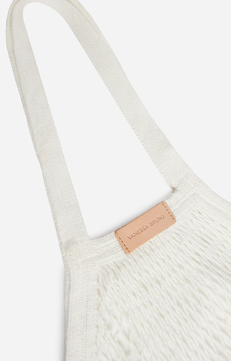 16 QTY RELIQUAT 40 // BLANC/CORAIL / Sac Filet - BLANC/CORAIL