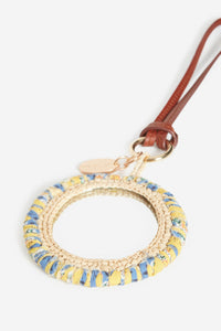 Raffia Mirror Charm - Multicolored