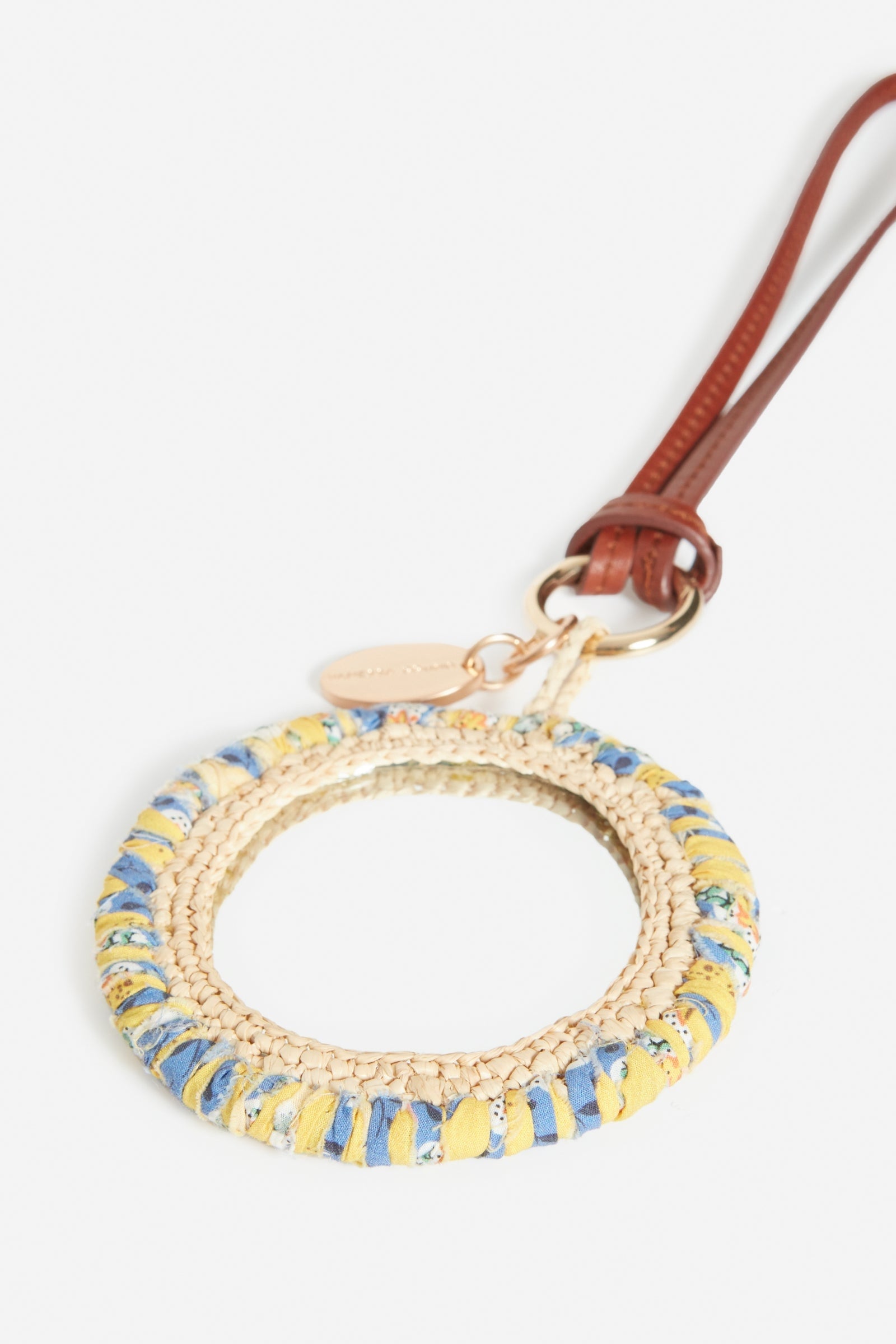 Raffia Mirror Charm - Multicolored