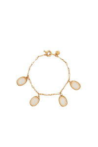 Bracelet avec médaillons - Blanc