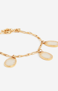 Bracelet avec médaillons - Blanc