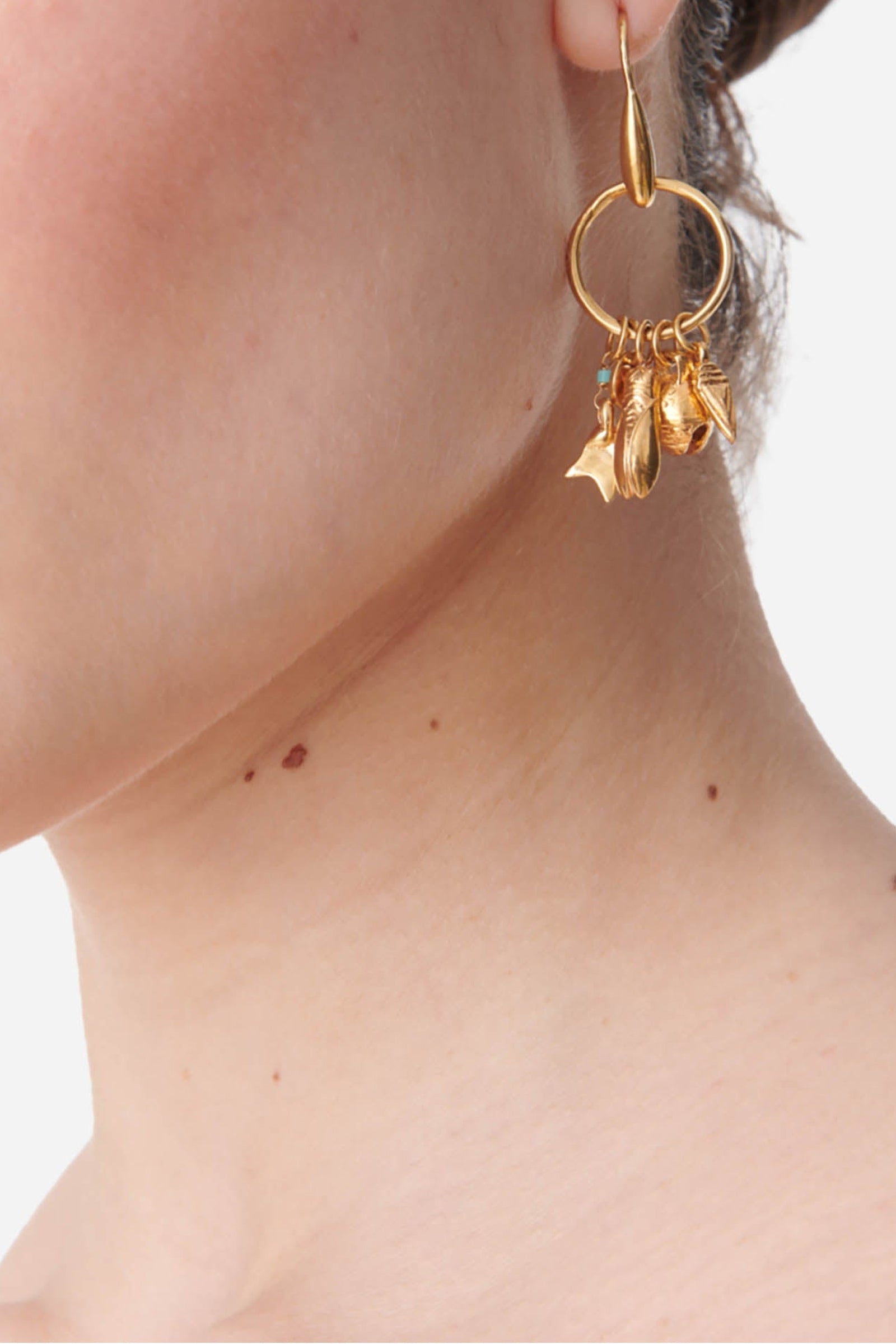 11 QTY RELIQUAT 45 // OR / Boucles d'Oreilles - OR