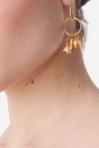 Boucles d'oreilles à charms - Or