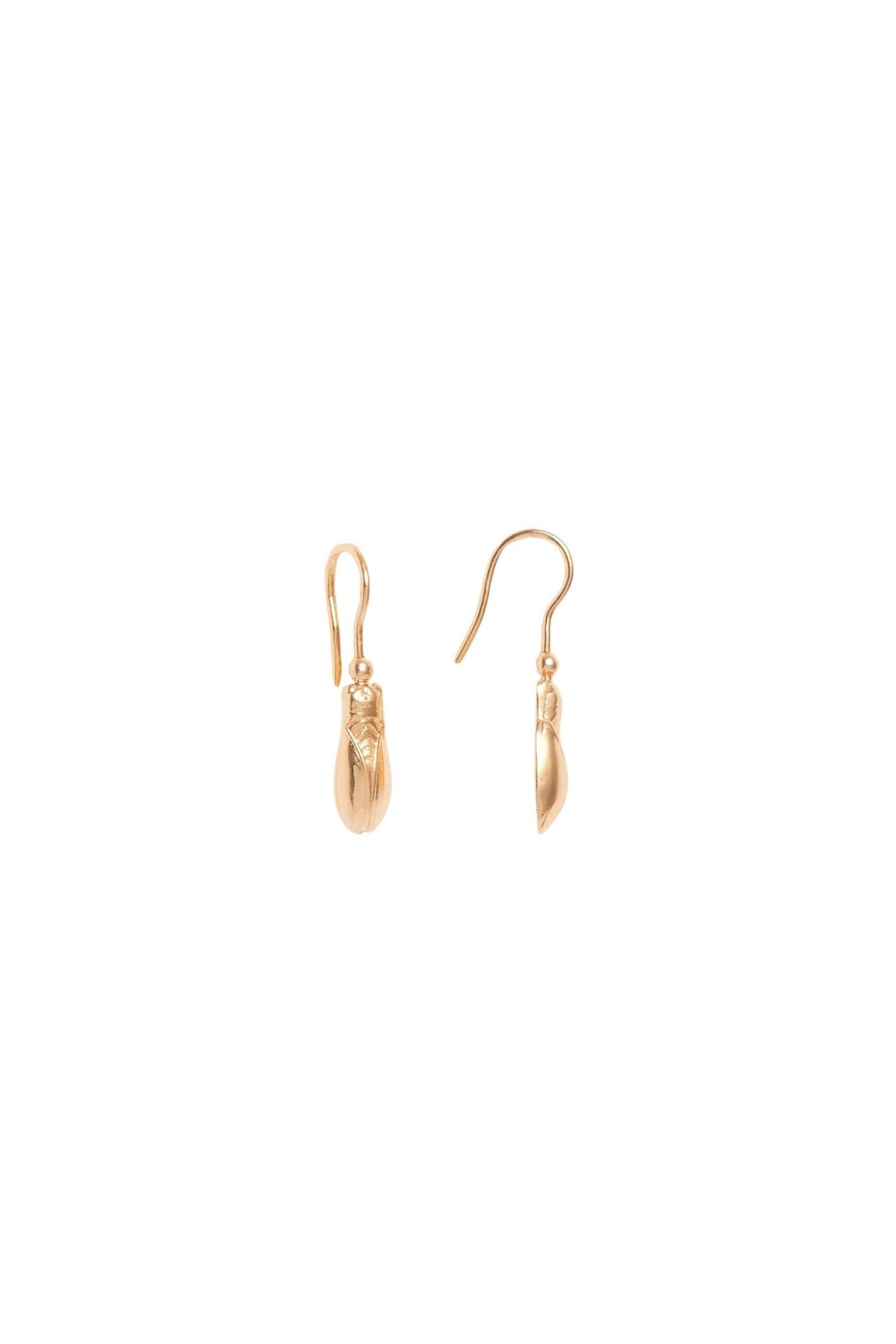 Boucles d'oreilles Cigale en laiton - Or