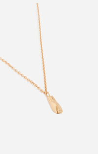 Collier médaillon cigale en laiton - Or