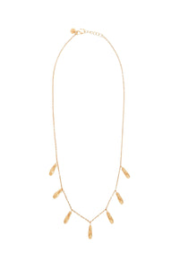 Collier orné de cigales en laiton - Or