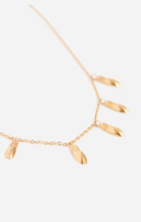 Collier orné de cigales en laiton - Or