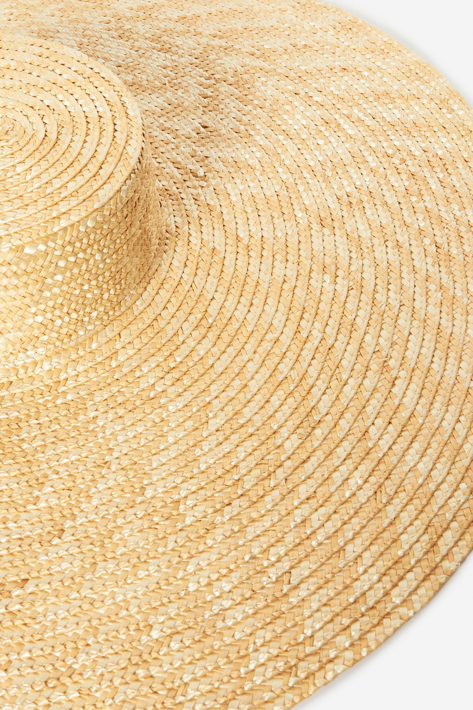 XL raffia hat - Natural