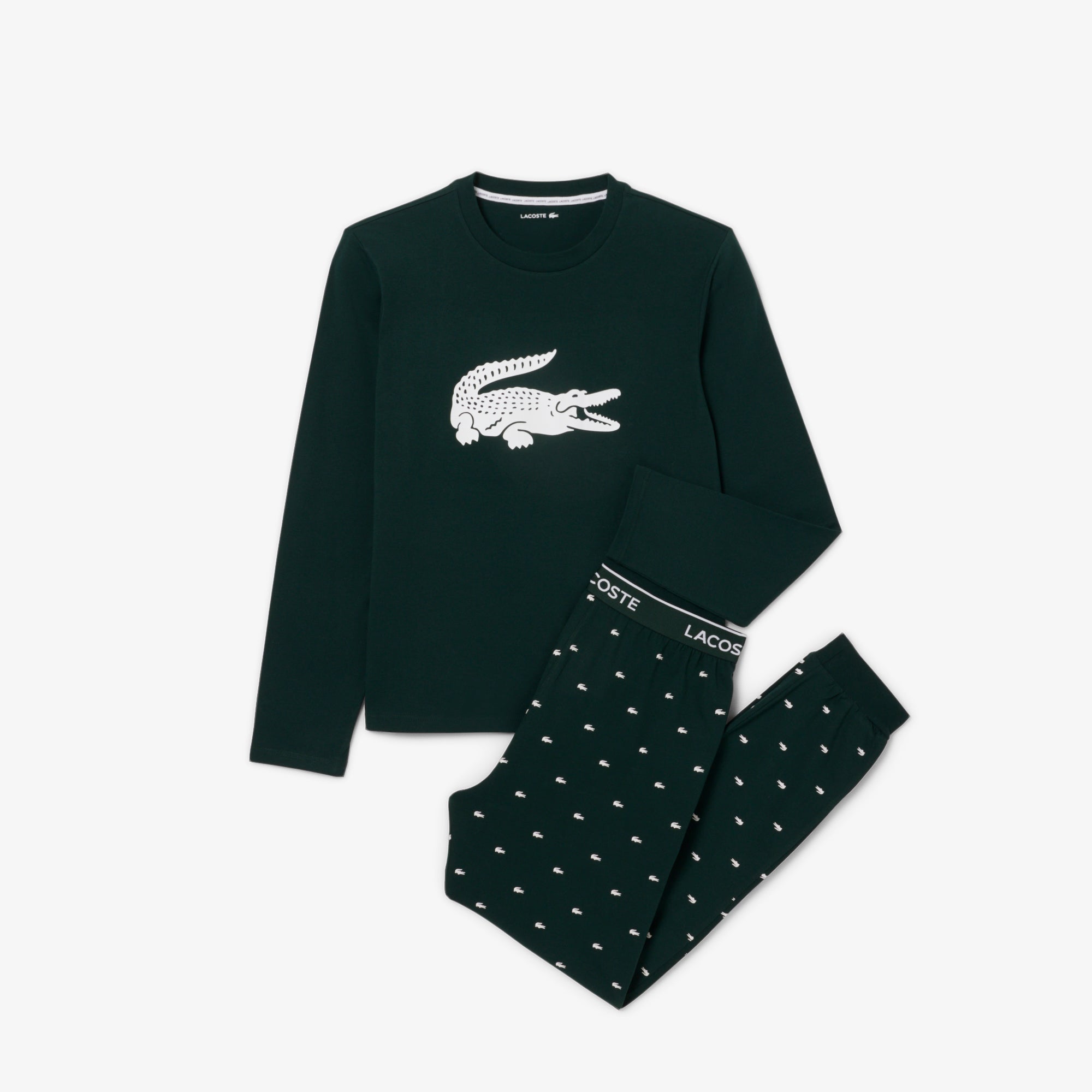 Pyjamas Set LW - Sinople & Blanc