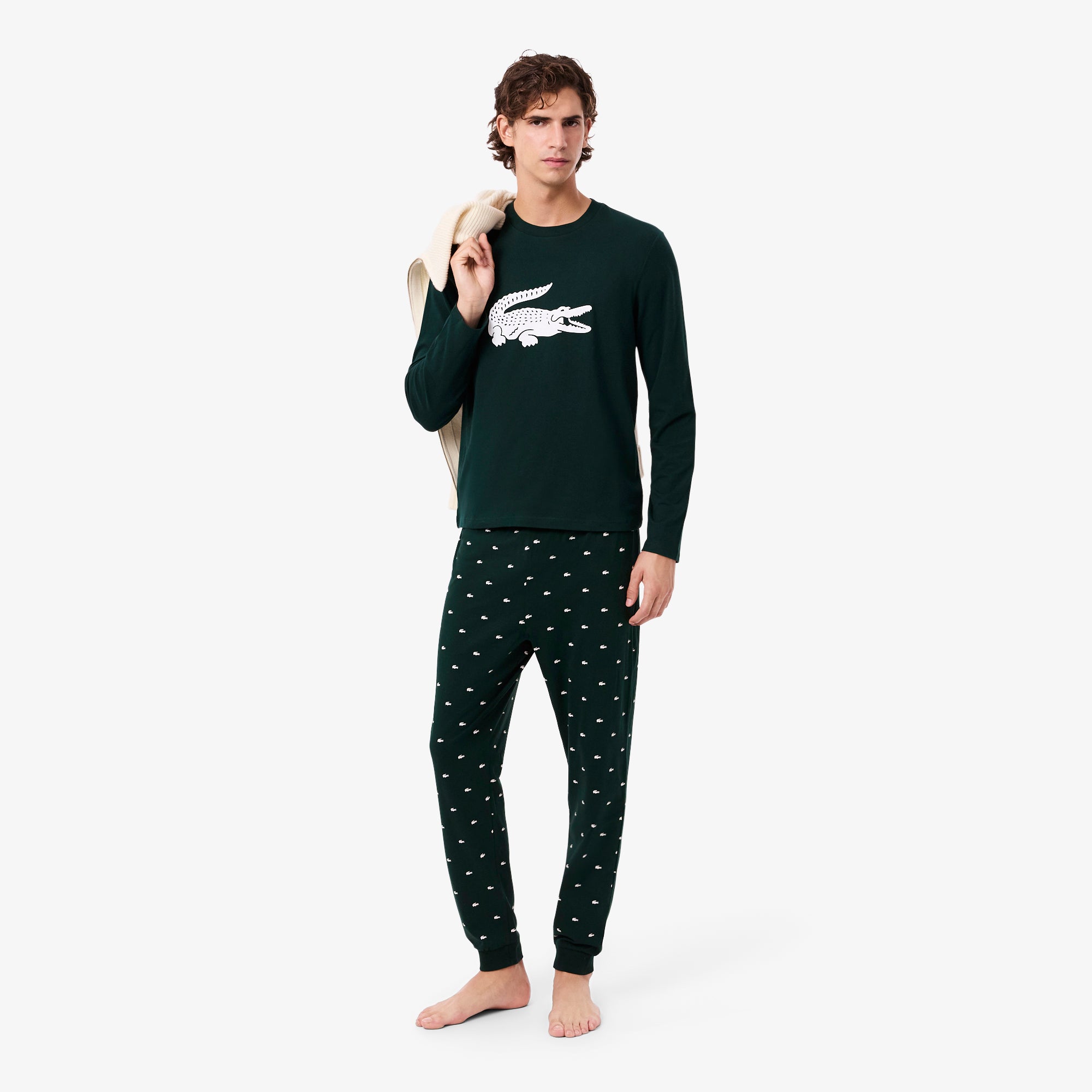 Pyjamas Set LW - Sinople & Blanc