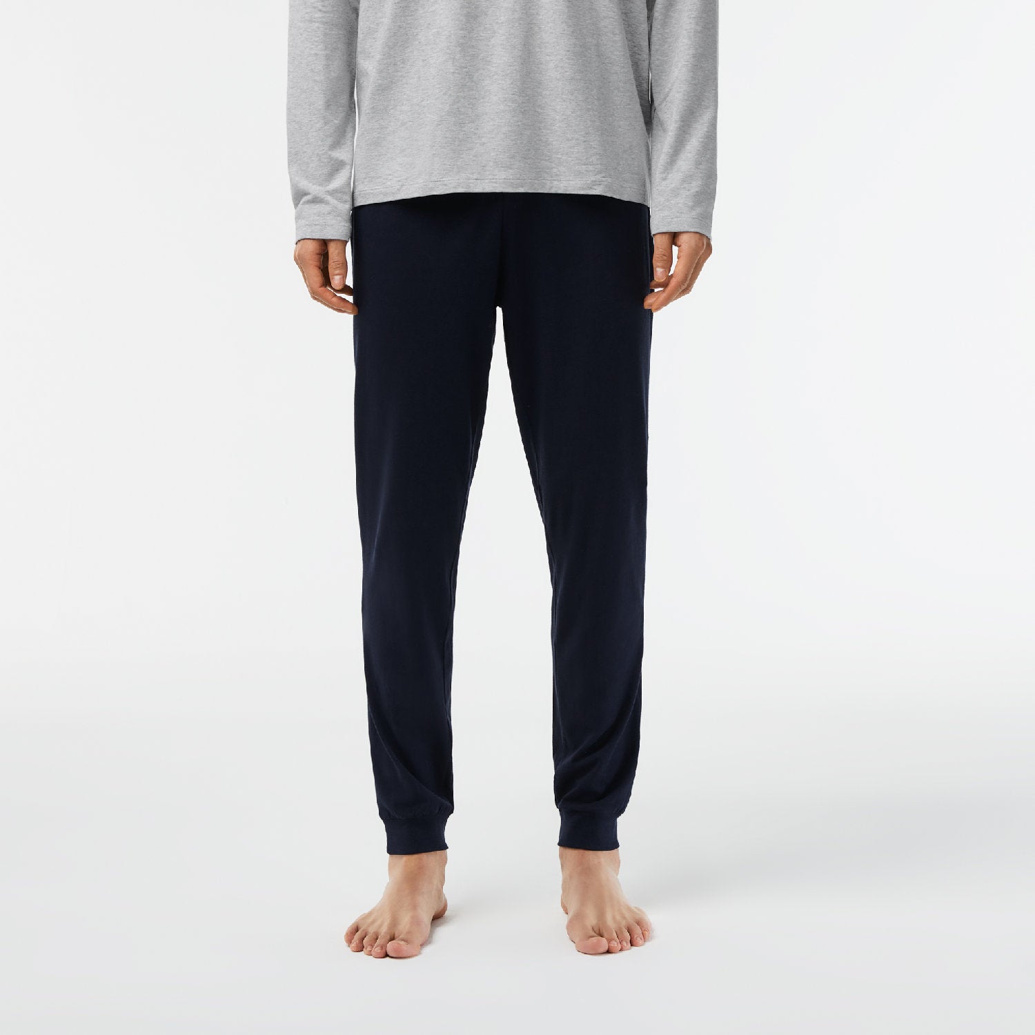 Ensemble de pyjama à manches longues - Marine & Argent