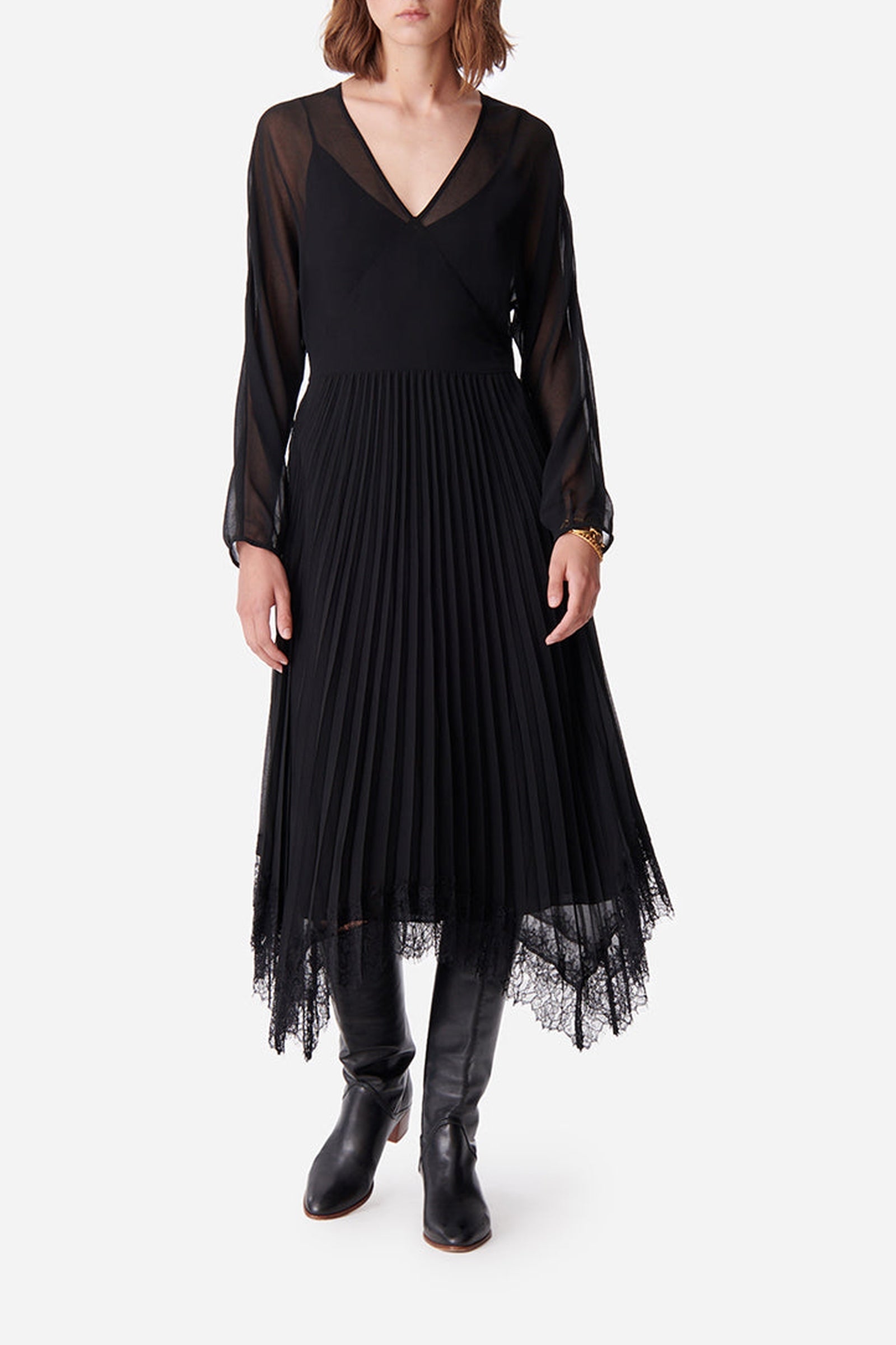 Robe midi Diama - Noir