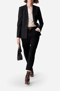 Blazer ajusté Diona - Noir