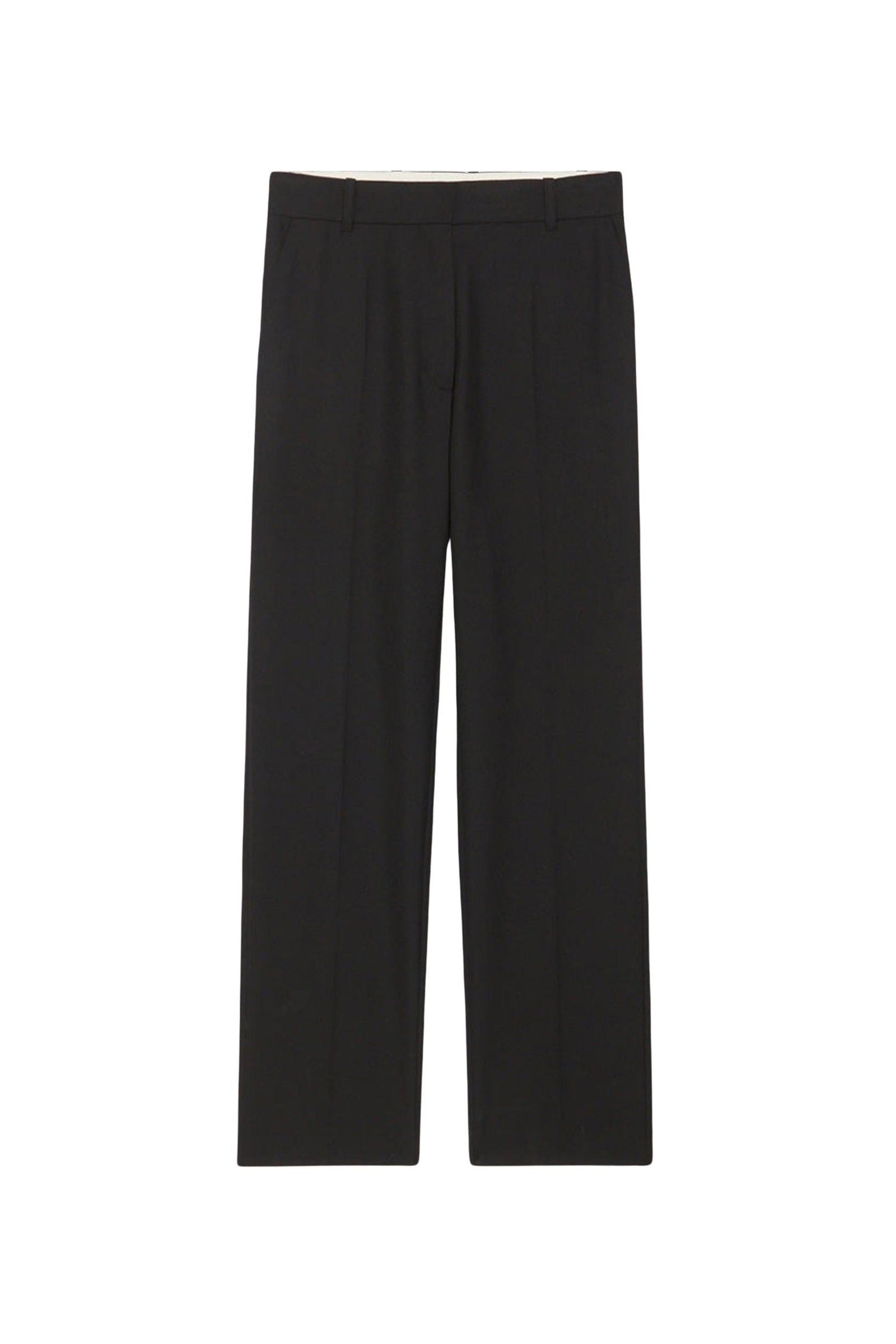 Pantalon droit taille haute Dandy - Noir