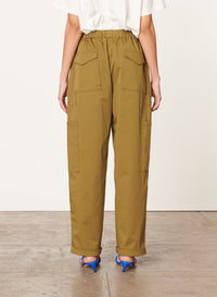 Pantalon droit taille haute Cailo - Safari