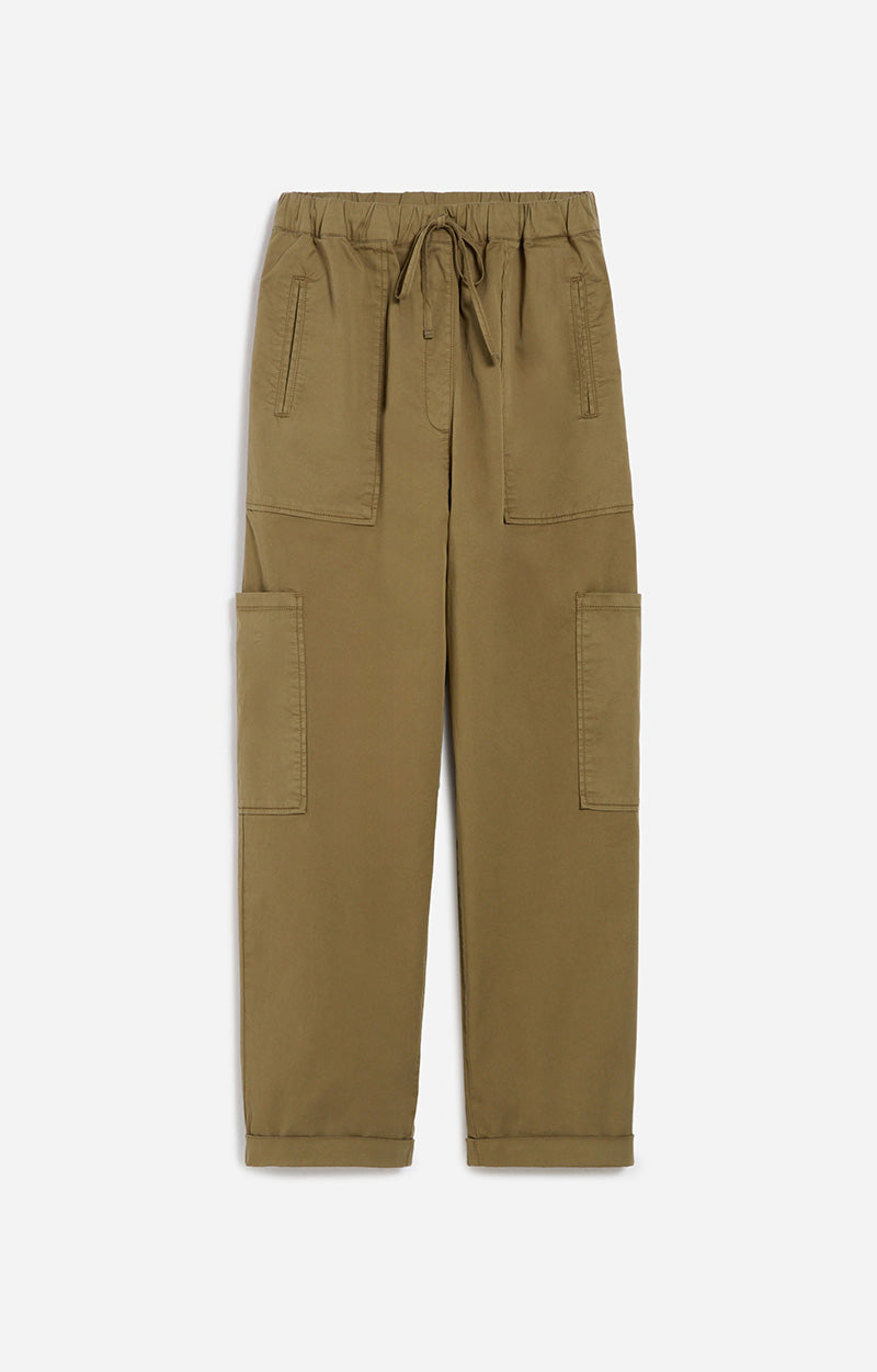 Pantalon droit taille haute Cailo - Safari