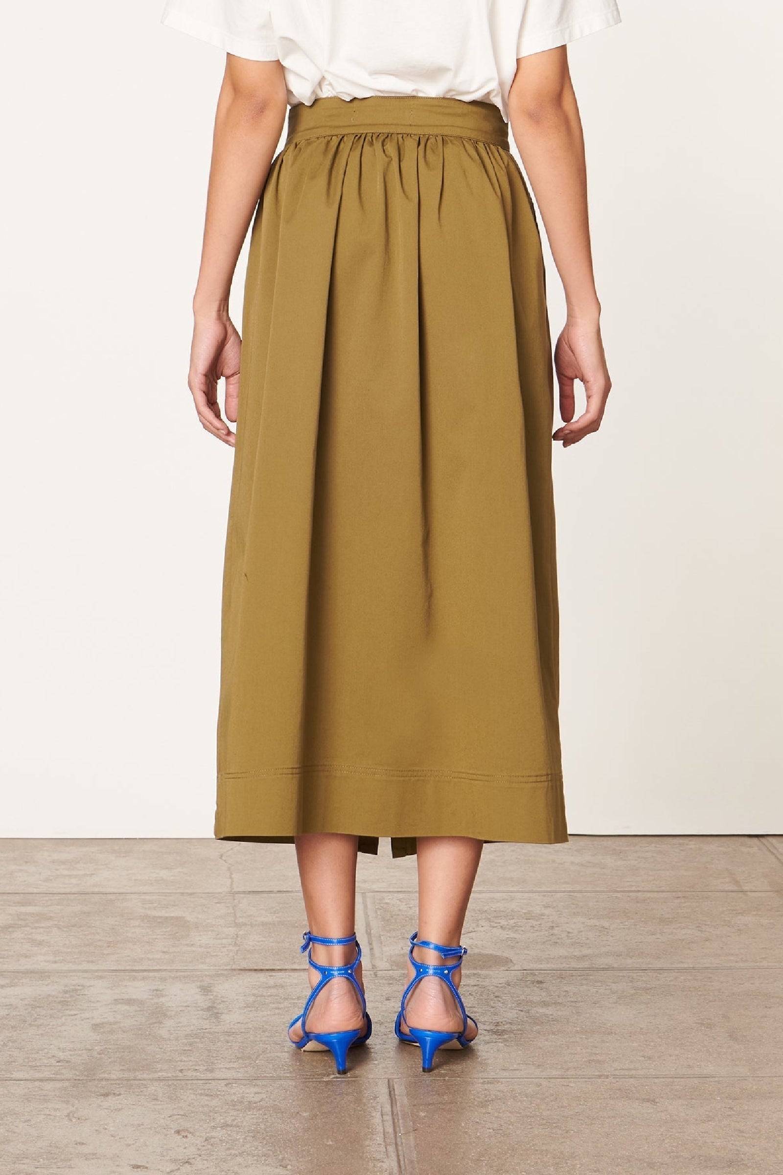 Darja midi skirt - Safari
