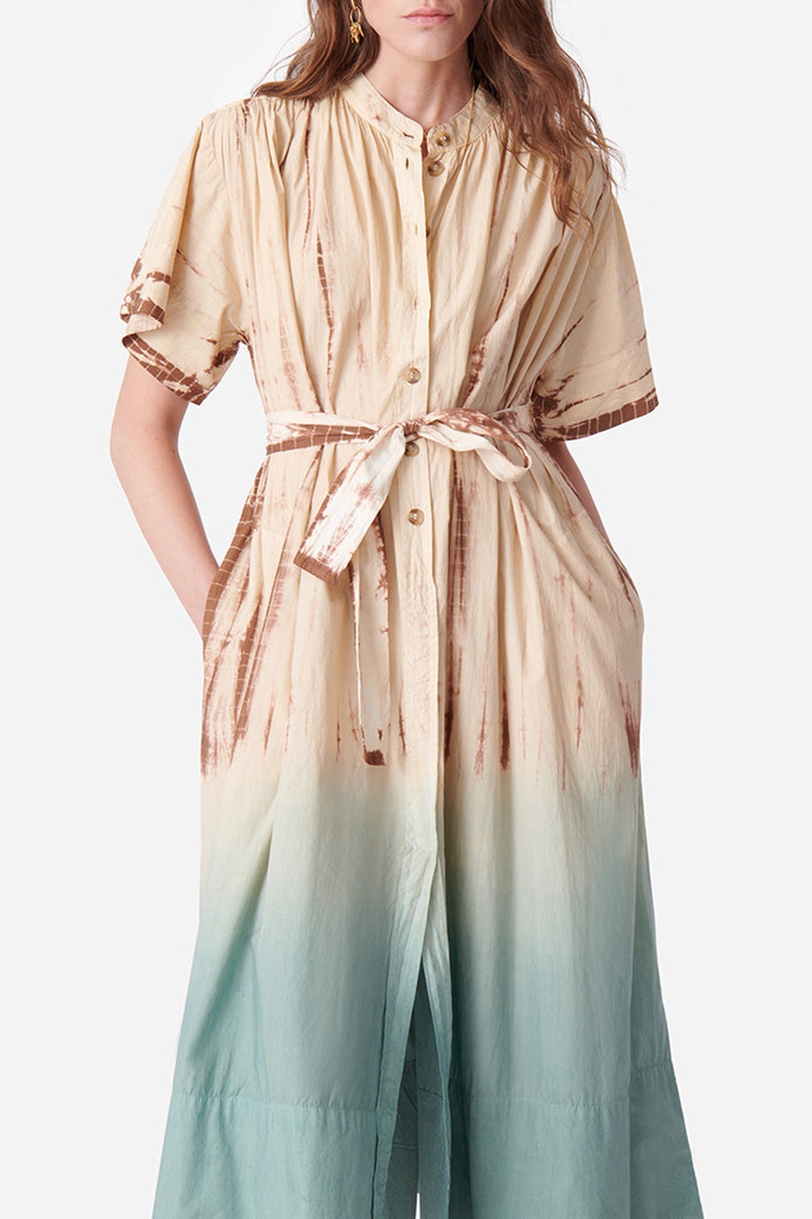 Robe longue Ciao - Vert