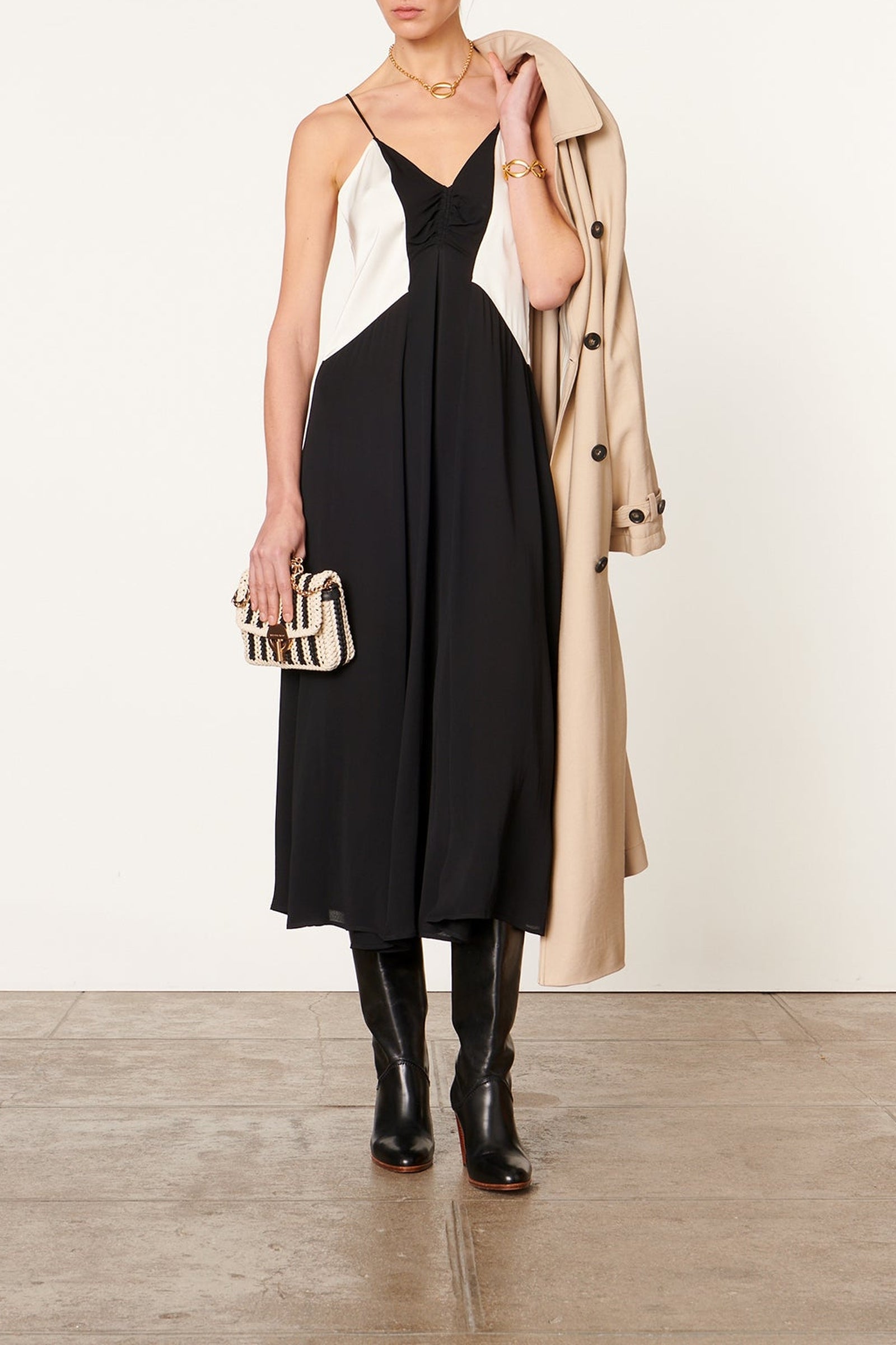 Robe longue Dragée - Noir