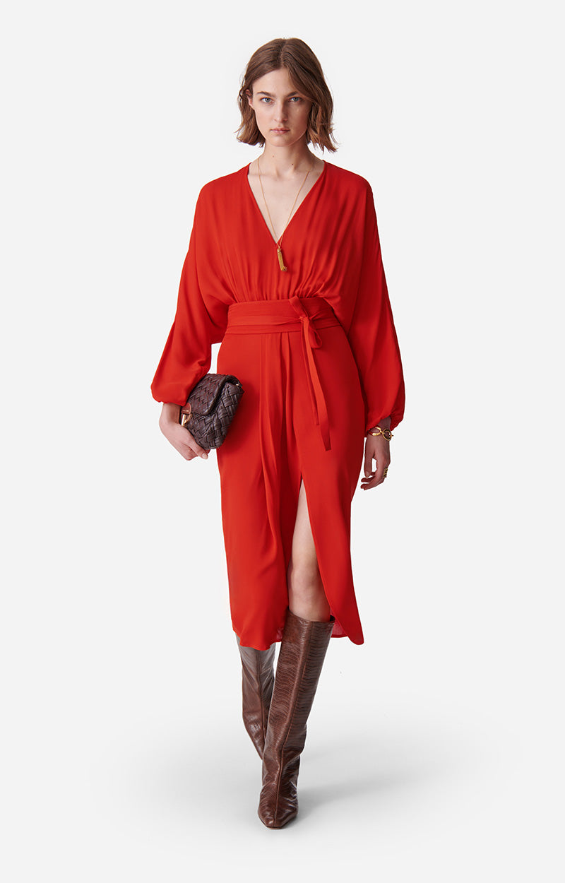 15 QTY NEW // COQUELICOT / Robe Daessa - COQUELICOT