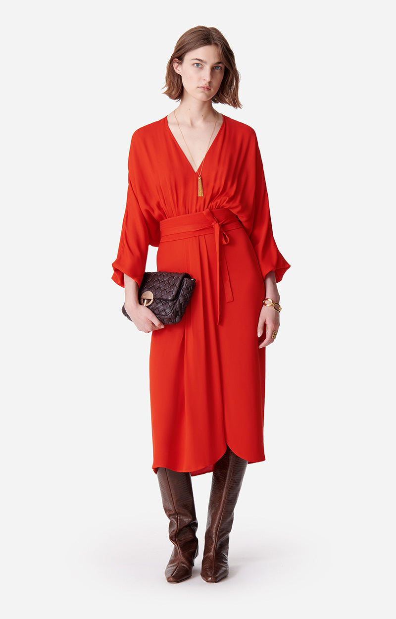 15 QTY NEW // COQUELICOT / Robe Daessa - COQUELICOT