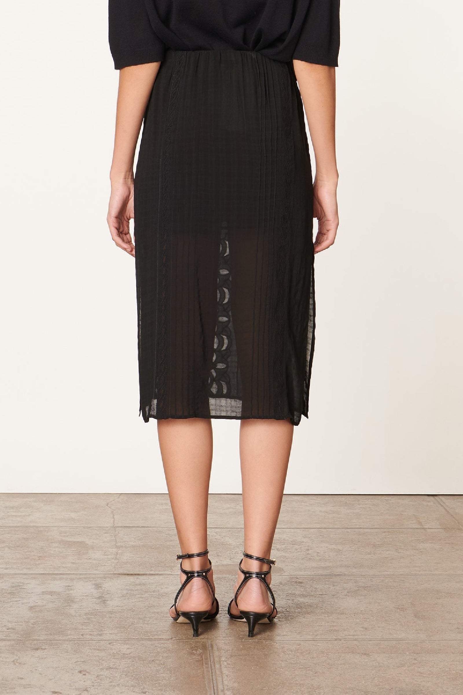 Dori midi skirt - Black