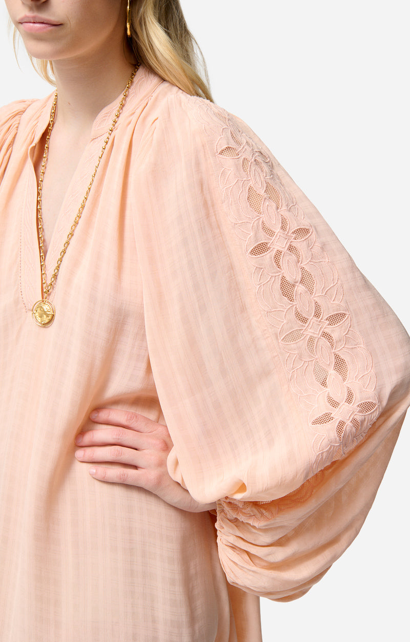 Robe courte Vanessa - Pêche