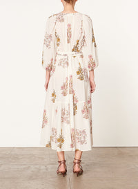 Robe longue Darabelle - Écru