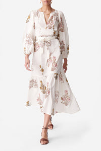 Robe longue Darabelle - Écru