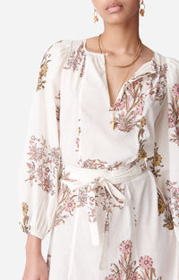 Robe longue Darabelle - Écru