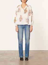 22 QTY NEW // ECRU / Blouse Nipoa - ECRU