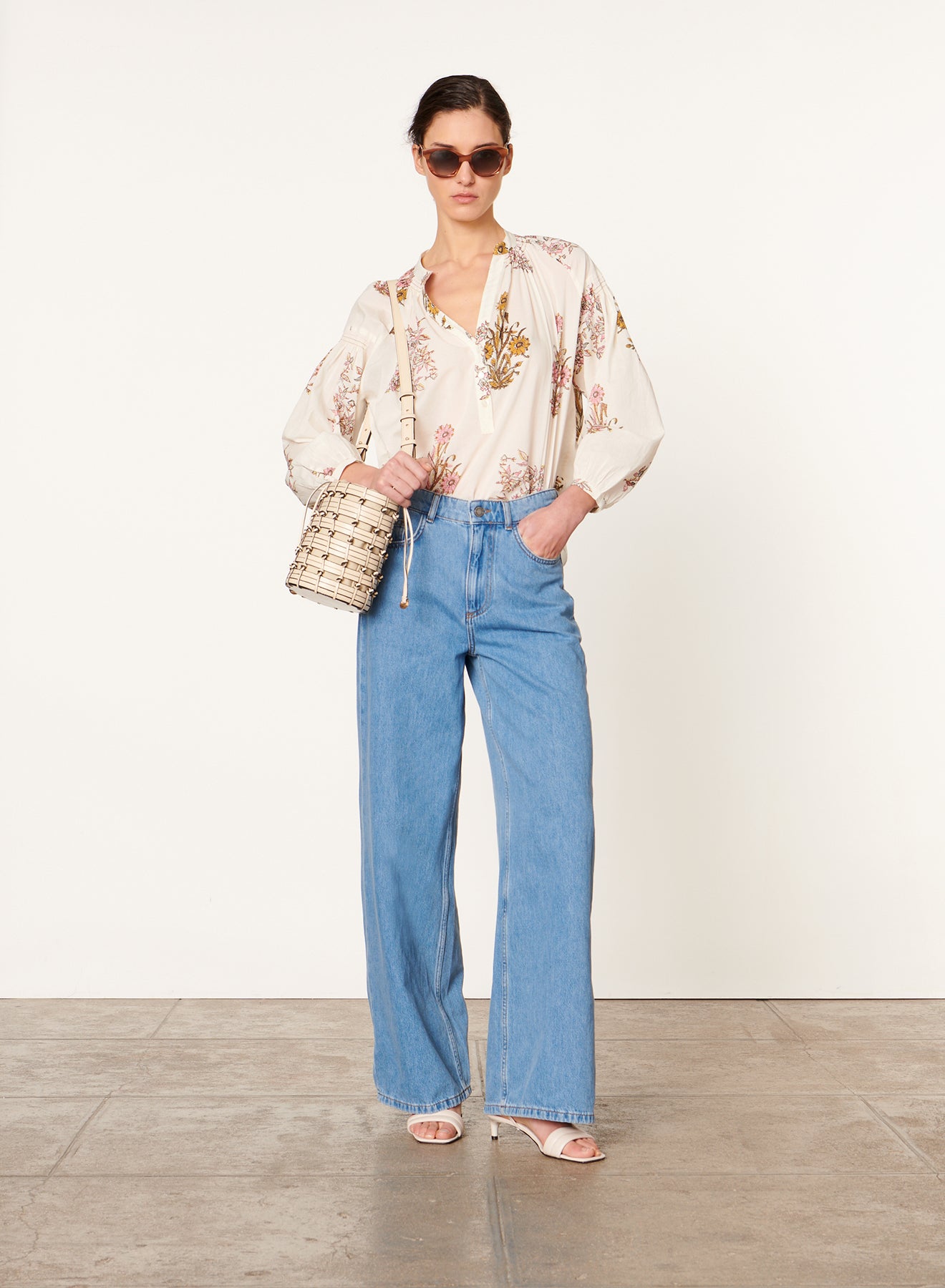 22 QTY NEW // ECRU / Blouse Nipoa - ECRU