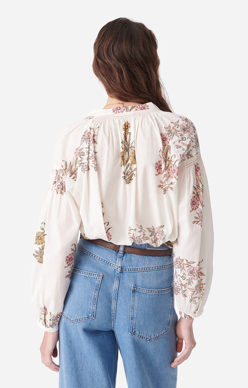 22 QTY NEW // ECRU / Blouse Nipoa - ECRU