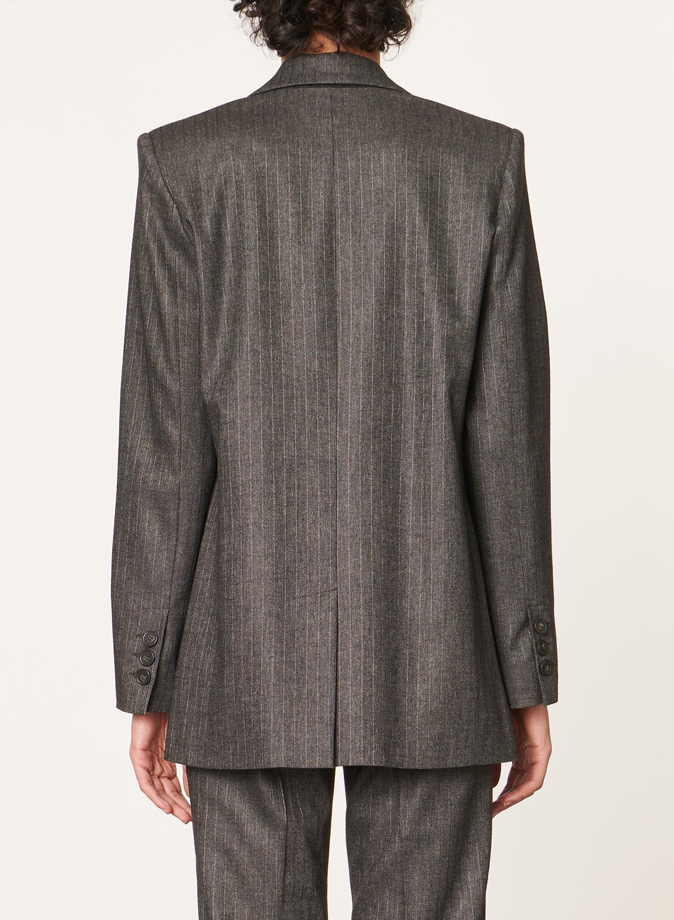 Blazer Tilia en laine mélangée - Anthracite Chiné
