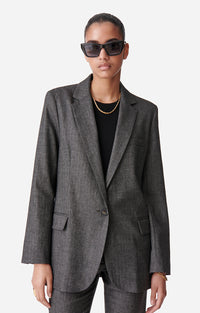 21 QTY NEW // ANTHRACITE CHINE / Veste Tilia - ANTHRACITE CHINE