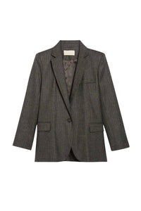 Blazer Tilia en laine mélangée - Anthracite Chiné