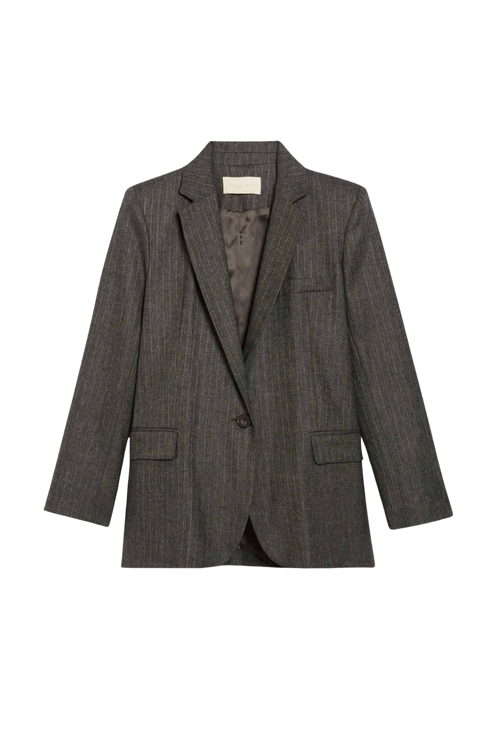 Blazer Tilia en laine mélangée - Anthracite Chiné