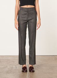 11 QTY NEW // ANTHRACITE CHINE / Pantalon Dandy - ANTHRACITE CHINE