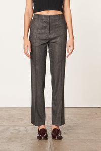 Pantalon Dandy en laine mélangée - Anthracite Chiné