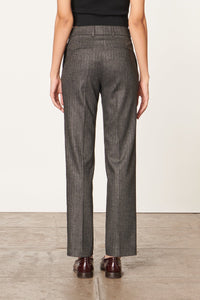 Pantalon Dandy en laine mélangée - Anthracite Chiné