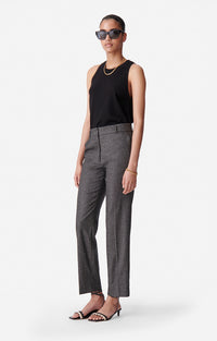 11 QTY NEW // ANTHRACITE CHINE / Pantalon Dandy - ANTHRACITE CHINE