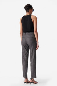 Pantalon Dandy en laine mélangée - Anthracite Chiné
