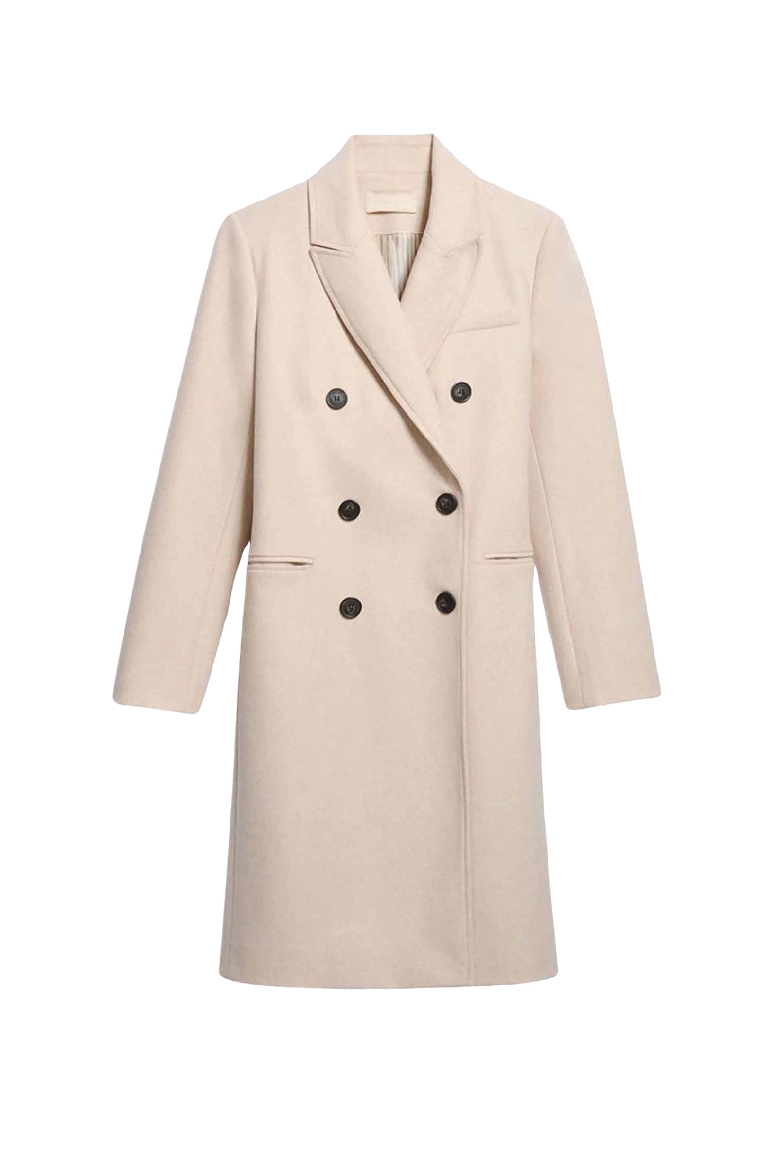 Manteau Dionysos en laine - Naturel