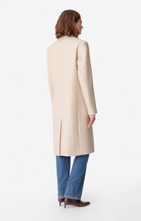 Manteau Dionysos en laine - Naturel
