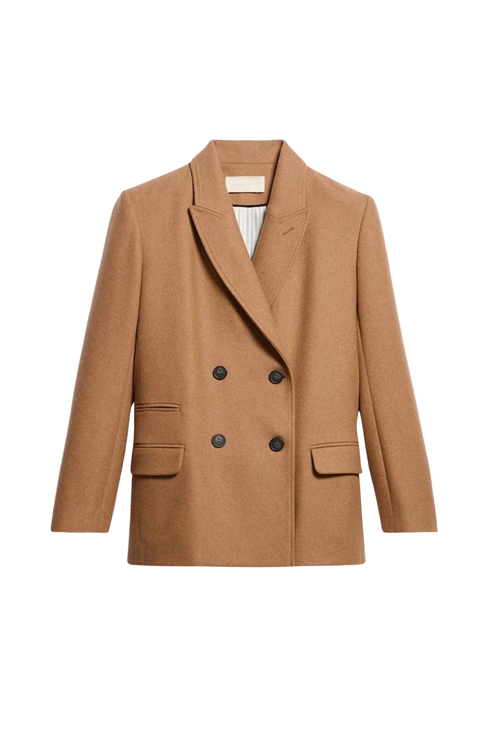Veste Damarys en laine - Caramel
