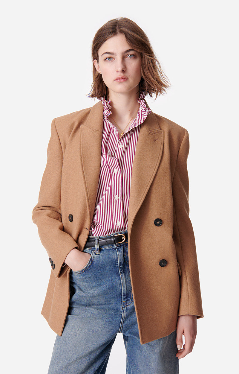 30 QTY NEW // CARAMEL / Veste Damarys - CARAMEL
