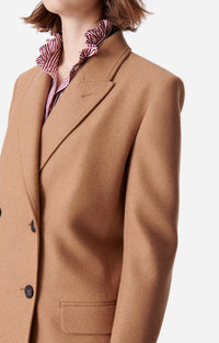 Veste Damarys en laine - Caramel