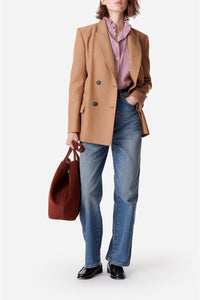 Veste Damarys en laine - Caramel