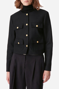 Veste Deana en laine - Noir