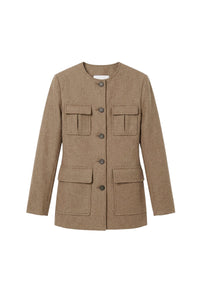 Veste Engel en laine - Marron Chiné